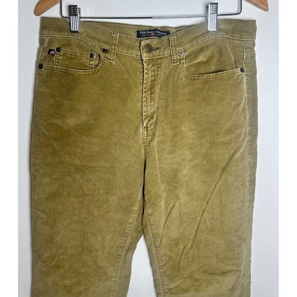 Ralph Lauren Polo Jeans Co. Womens Corduroy Pants Size 10 Cut-Off - Picture 2 of 7